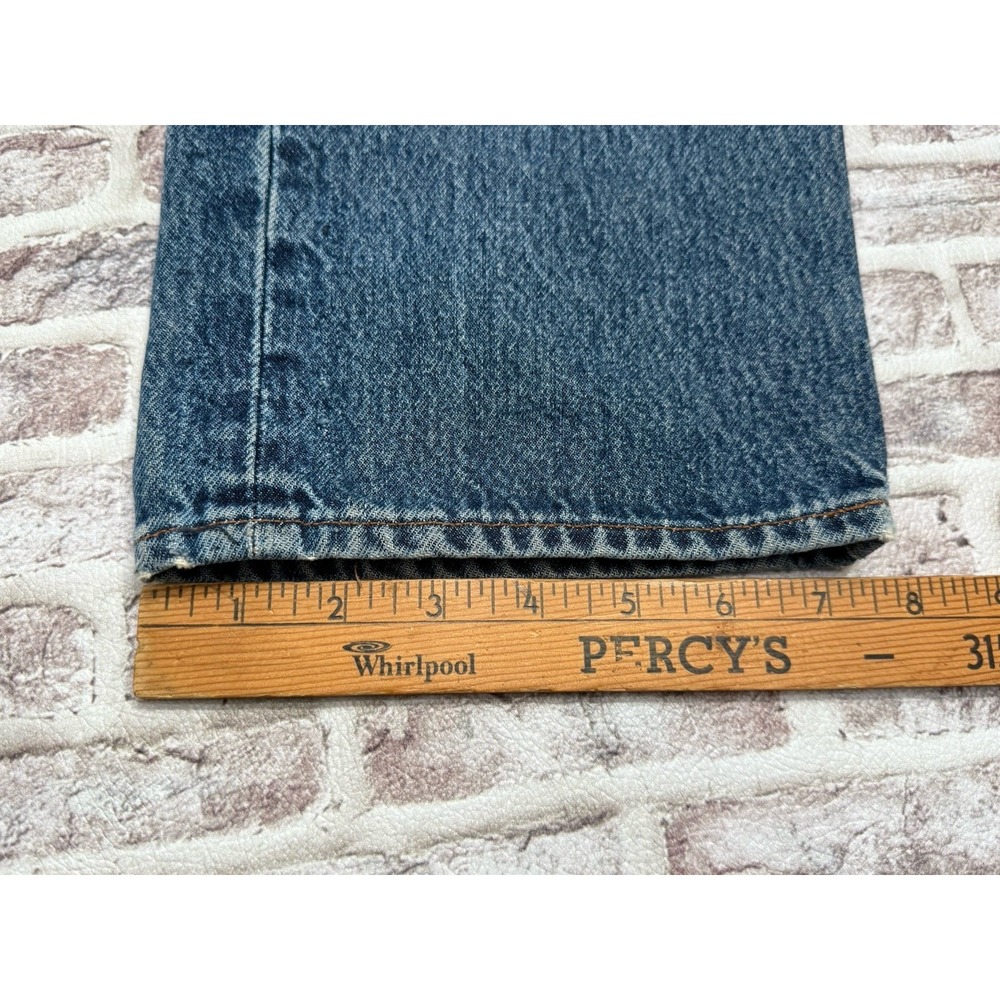 Levis‎ Jeans 511 Mens 36x32 Blue Slim Made and Crafted Big E Whiskers Premium - Picture 12 of 14